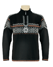 Sweaters from DALE OF NORWAY.  Picture shows Holmenkollen Masculine'. 