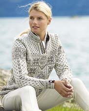 Sweaters from DALE OF NORWAY.  Picture shows 'PEACE'.  Click to see more.